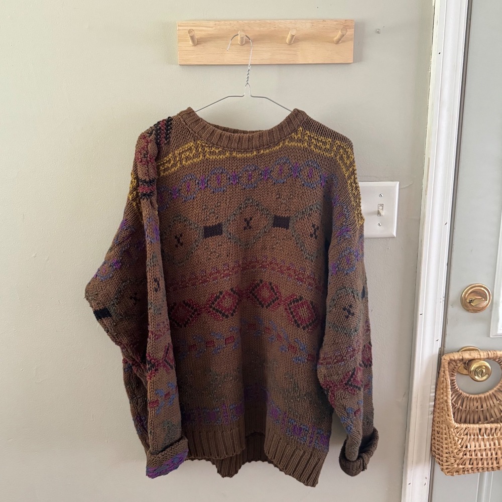 VTG. 90s Old glory sweater